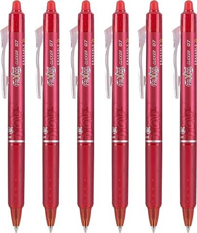 Clicker FriXion erasable pen red 0.7 mm