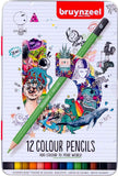Bruynzeel colour pencil set - box of 12