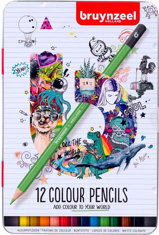 Bruynzeel colour pencil set - box of 12