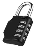 Padlock 4-number lock - miscellaneous colours