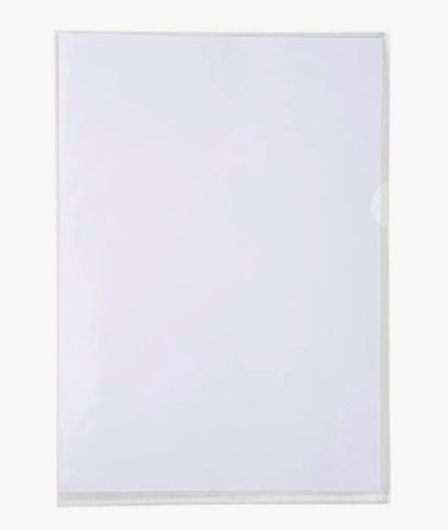 Plastic sleeves without holes - pack of 20