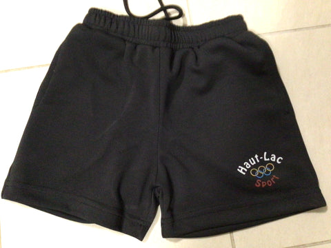 New primary black sport shorts age 10