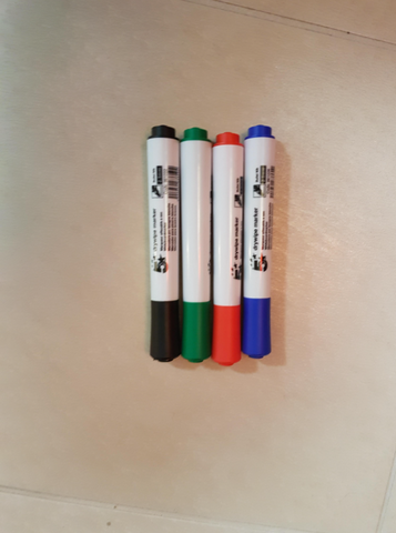 Whiteboard markers individuals