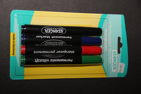 Stanger Permanent Markers set of 4